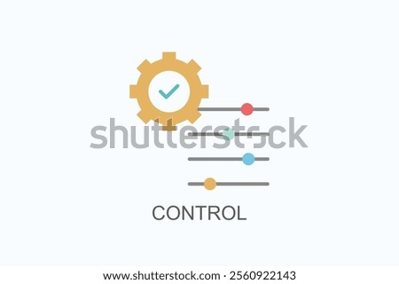 Control Vector, Icon Or Logo Sign Symbol Illustration