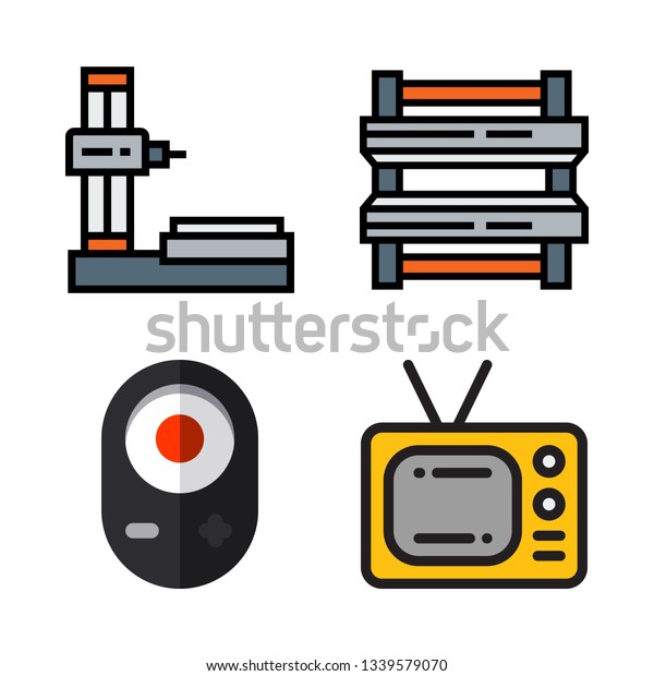 Control Vector Icon Set Stock Vector (Royalty Free) 1339579070 ...