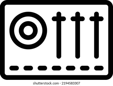 control Vector illustration on a transparent background.Premium quality symmbols.Stroke vector icons for concept and graphic design.