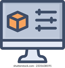 controll Vector illustration on a transparent background. Premium quality symbols. Stroke vector icon for concept and graphic design.