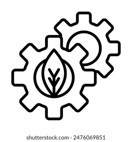 Icono de Entorno controlado Ilustración vectorial