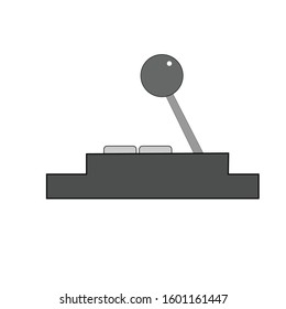 Controller with analog and button