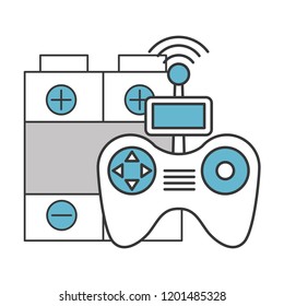 controller and batteries drone technology