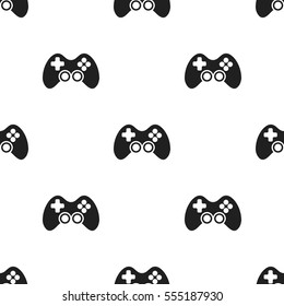 Controller black icon. Illustration for web and mobile design.