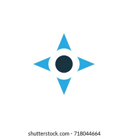 Controller Colorful Icon Symbol. Premium Quality Isolated Arrow Element In Trendy Style.