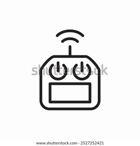 controller drone icon sign vector