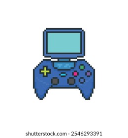 CONTROLLER GAME CONSOLE PIXEL ART