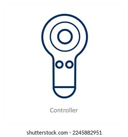 Controller and game icon concept