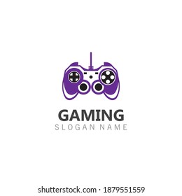 Controller Game Joystick logo image template icon Vector gamer design