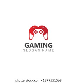 Controller Game Joystick logo image template icon Vector gamer design