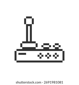 arte retrô de pixel do jogo do controlador