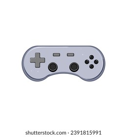 controller gamepad cartoon. computer video, joypad play, game button controller gamepad sign. isolated symbol vector illustration