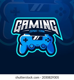 Controller gaming e sport team logo