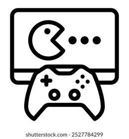 Controller Gaming vector icon illustration