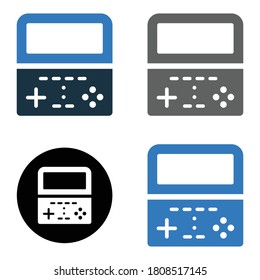 Controller, gaming, video game icon. Editable vector isolated on a white background