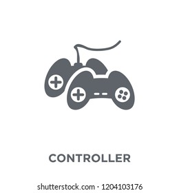 Controller icon. Controller design concept from Arcade collection. Simple element vector illustration on white background.