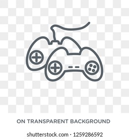 Controller icon. Controller design concept from Arcade collection. Simple element vector illustration on transparent background.