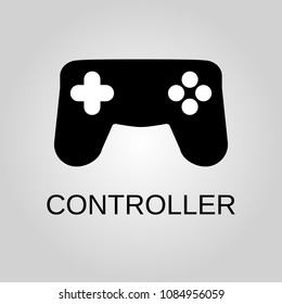 Controller icon. Controller symbol. Flat design. Stock - Vector illustration