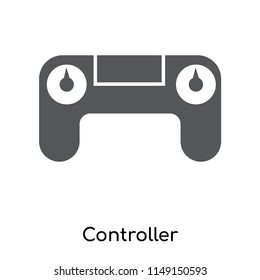 Controller icon vector isolated on white background for your web and mobile app design, Controller logo concept