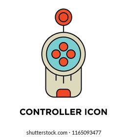 Controller icon vector isolated on white background, Controller transparent sign , technology symbols