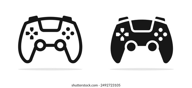 Controller icons. Video game controller. Gamepad. Joystick. Gamepad vector icons