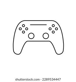Controller Or Joystick Outline Icon for logo and others