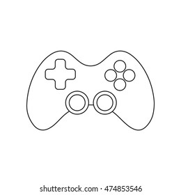 Controller line icon. Illustration for web and mobile design.