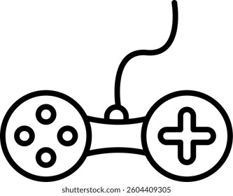 Controller Line Vector Icon Design