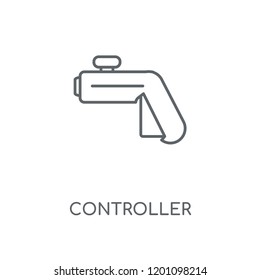 Controller linear icon. Controller concept stroke symbol design. Thin graphic elements vector illustration, outline pattern on a white background, eps 10.