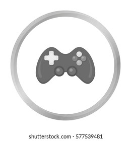 Controller monochrome icon. Illustration for web and mobile design.