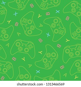 Controller Seamless Pattern