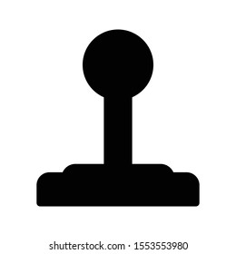 controller vector glyph flat icon 