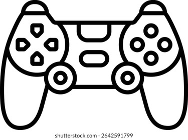 Ícone de vetor do controlador. Pode ser usado para impressão, aplicativos móveis e da Web.