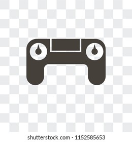 Controller vector icon isolated on transparent background, Controller logo concept