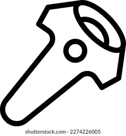 controller Vector illustration on a transparent background. Premium quality symbols. Thin icons for concept and graphic design.