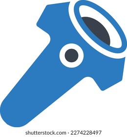 controller Vector illustration on a transparent background. Premium quality symbols. Glyph icons for concept and graphic design.