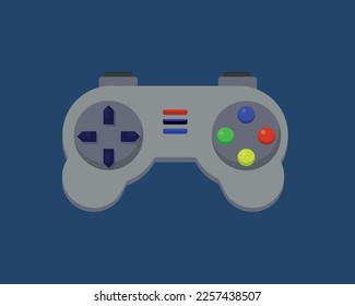 Controller video game flat joystick  