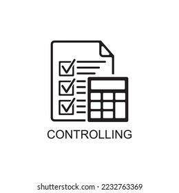 controlling icon , business icon vector