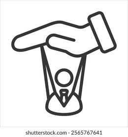 Controlling Icon Vector Illustration Outline Style