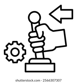 Controlling Machine Icon Element For Design