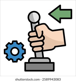 Controlling Machine Icon Element For Design