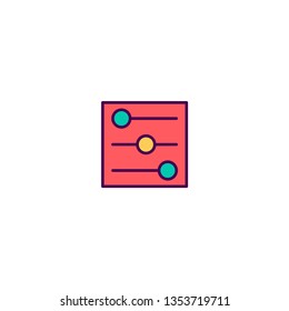 Controls icon design. Essential icon vector illustration