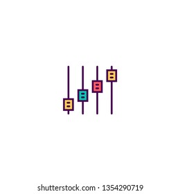 Controls icon design. Essential icon vector illustration