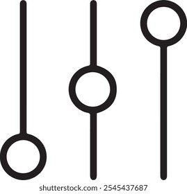 Controls icon vector eps file 