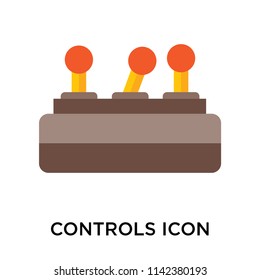 Controls icon vector isolated on white background for your web and mobile app design, Controls logo concept