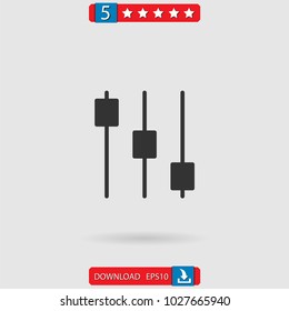 controls vector icon