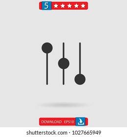 controls vector icon