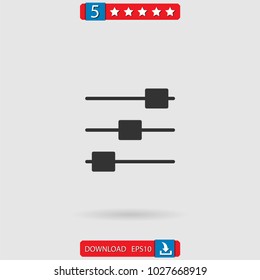 controls vector icon