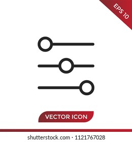 Controls vector icon