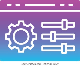 Controls vector icon. Can be used for printing, mobile and web applications.